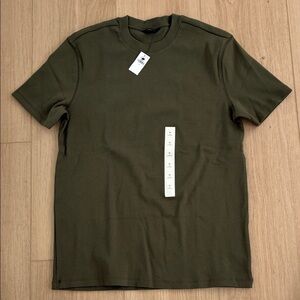 Banana Republic Dark Green Men's Short Sleeve Tee